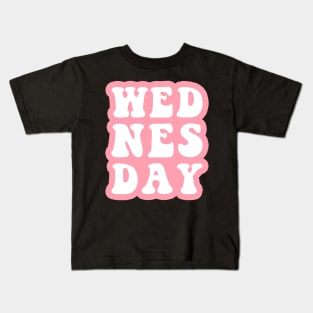 Pink Wednesday Kids T-Shirt